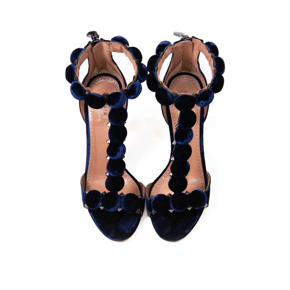 Alaïa Velvet heels - image 4
