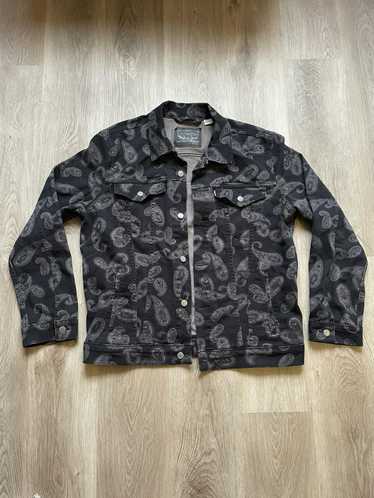 Levi's Levi’s Black Paisley Denim Jacket - image 1