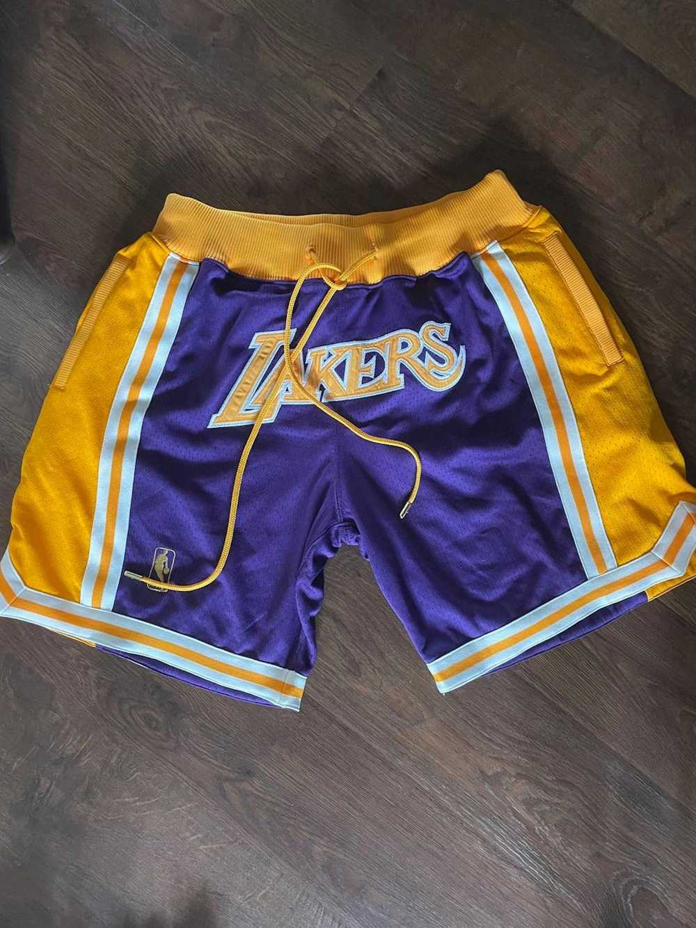 Just Don × L.A. Lakers × NBA Just Don laker shorts - image 1