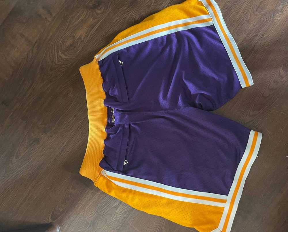 Just Don × L.A. Lakers × NBA Just Don laker shorts - image 9