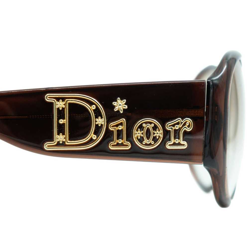 Dior Christian DIOR AVENTURA Brown Round Sunglass… - image 7