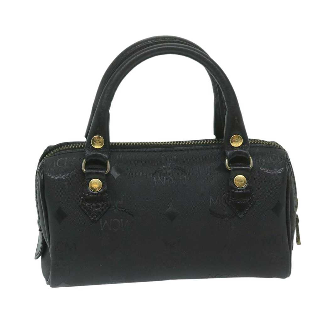 MCM MCM Vicetos Logogram Hand Bag Coated Canvas B… - image 3