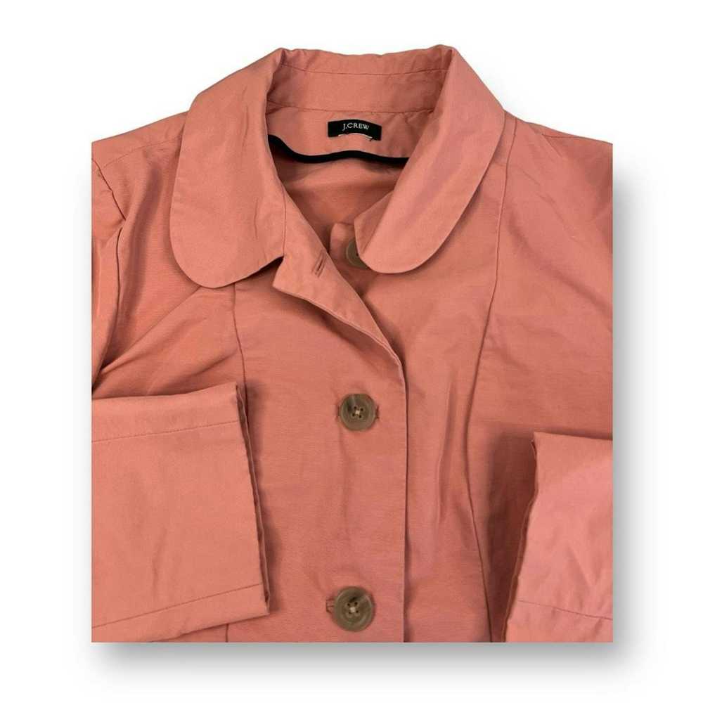 J.Crew J. Crew Pink Faille Maisy Jacket Size Small - image 2