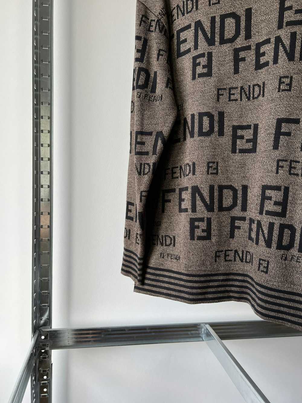 Fendi Fendi zucca ff monogram vintage wool sweater - image 3