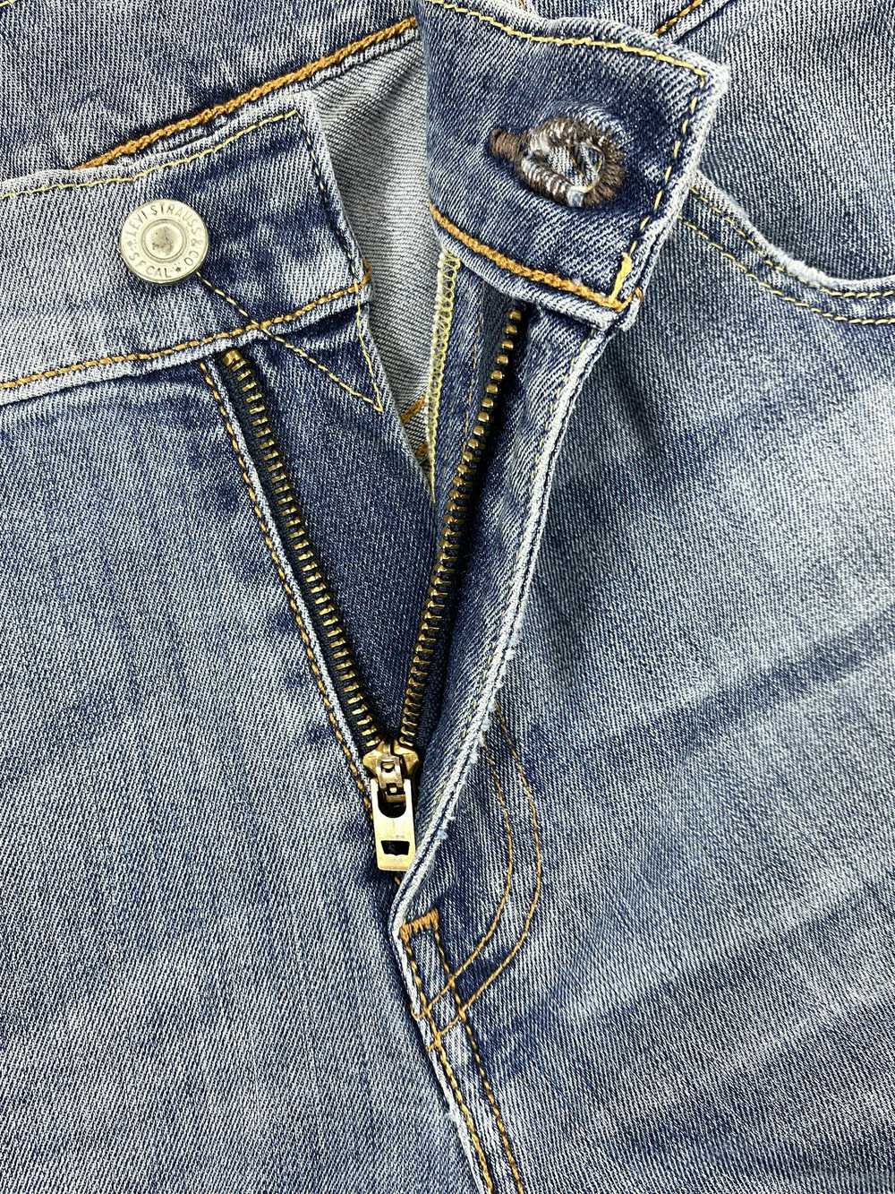 Distressed Denim × Levi's × Vintage Light Blue Wa… - image 5