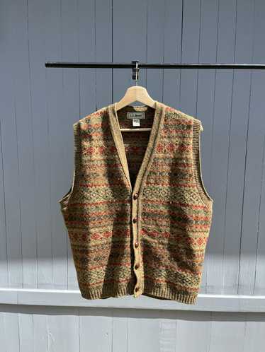 L.L. Bean × Vintage Vintage LL Bean Knit Vest