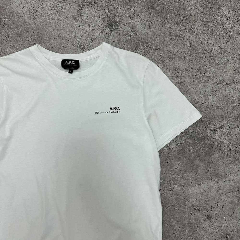 A.P.C. × Hype × Streetwear A.P.C basic logo white… - image 2