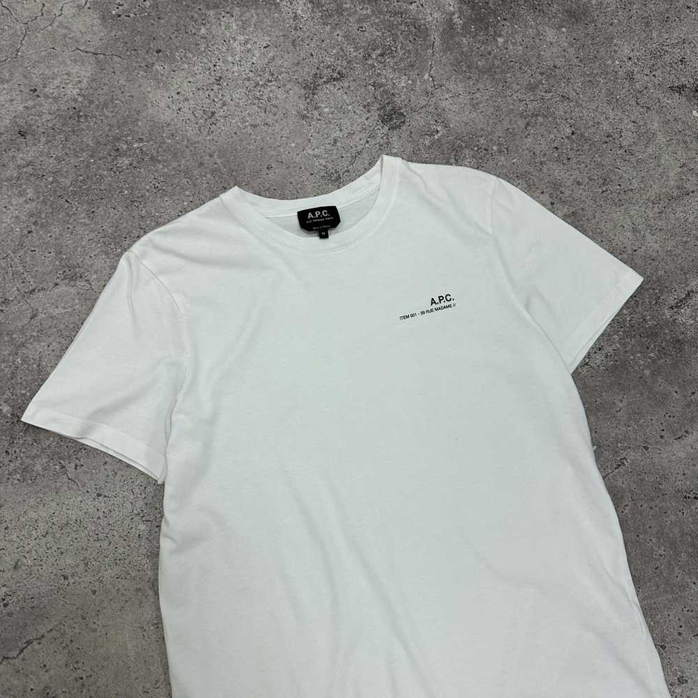 A.P.C. × Hype × Streetwear A.P.C basic logo white… - image 3