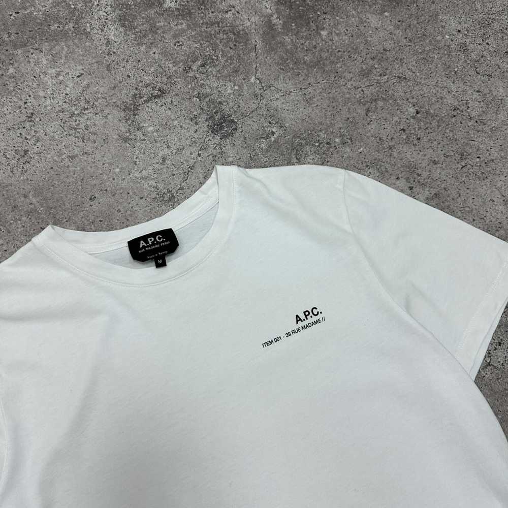 A.P.C. × Hype × Streetwear A.P.C basic logo white… - image 4