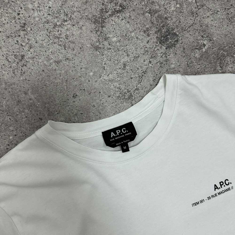 A.P.C. × Hype × Streetwear A.P.C basic logo white… - image 5