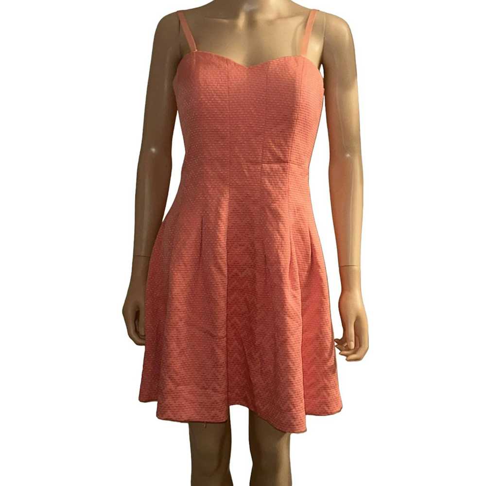 Guess Guess coral woven skater dress - image 1