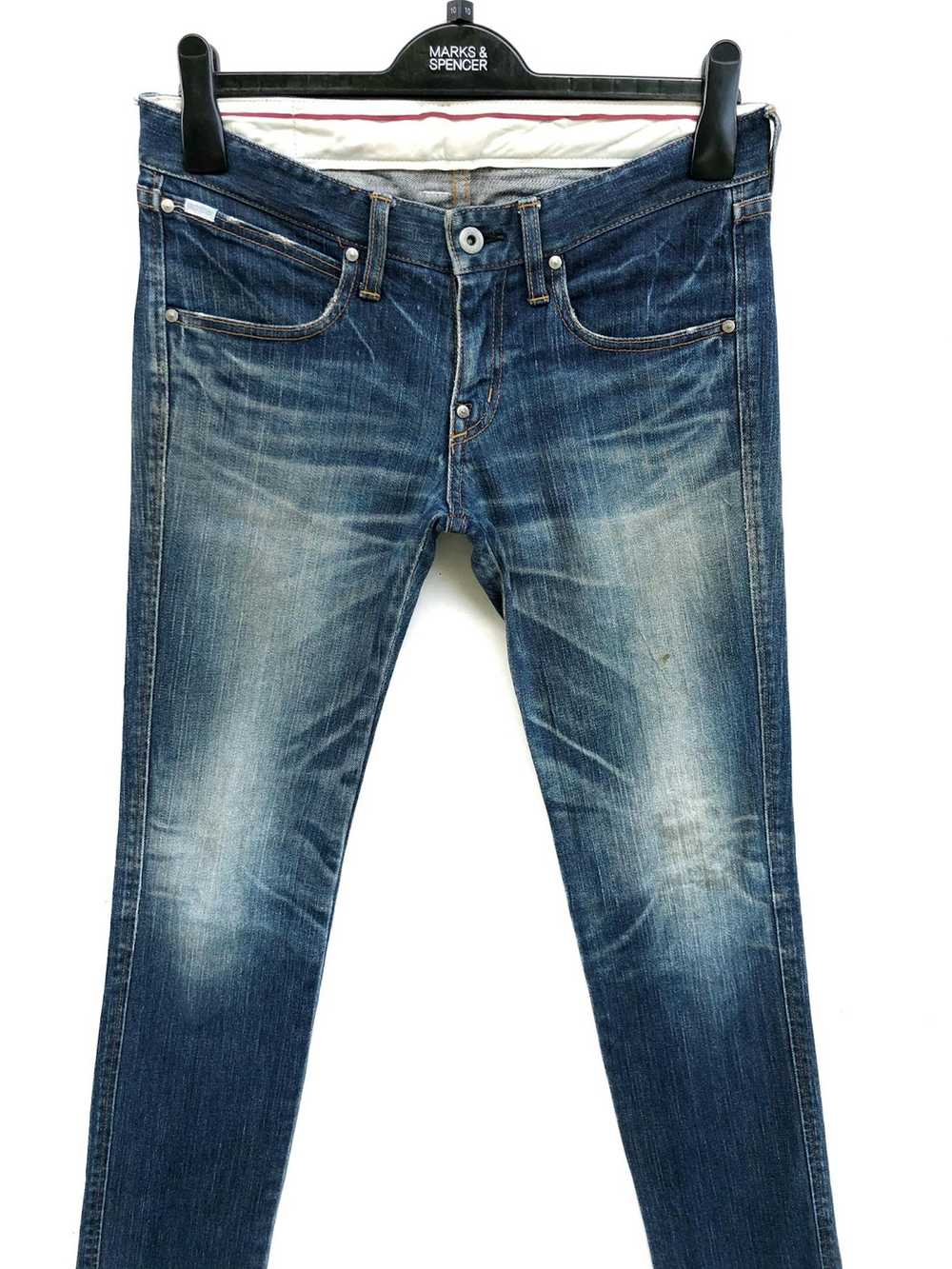 Factotum Japanese Brand Factotum Distressed Blue … - image 3