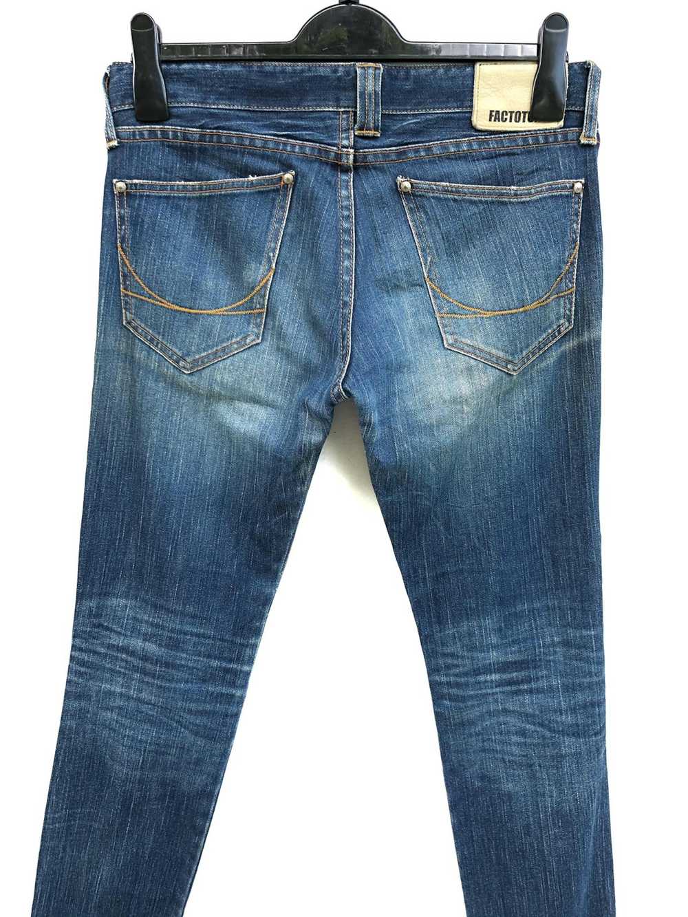 Factotum Japanese Brand Factotum Distressed Blue … - image 5