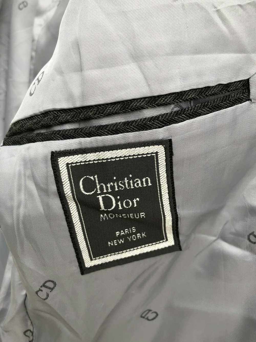 Christian Dior Monsieur Herringbone Wool Blazer - image 8