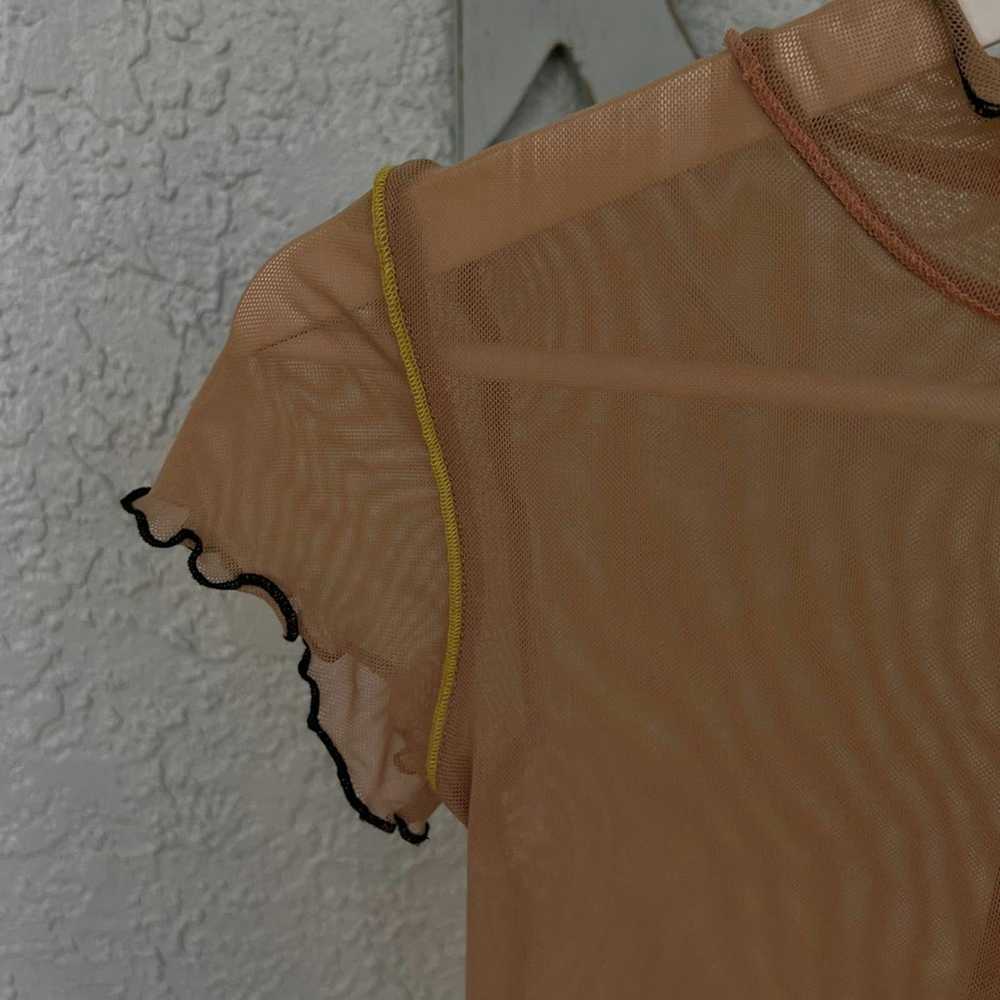 Urban Outfitters Urban Outfitters Tan Color Mesh … - image 6
