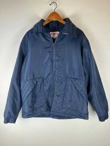 Vintage 70s Sportswear by Revere Blue Argyle V-Neck - Depop