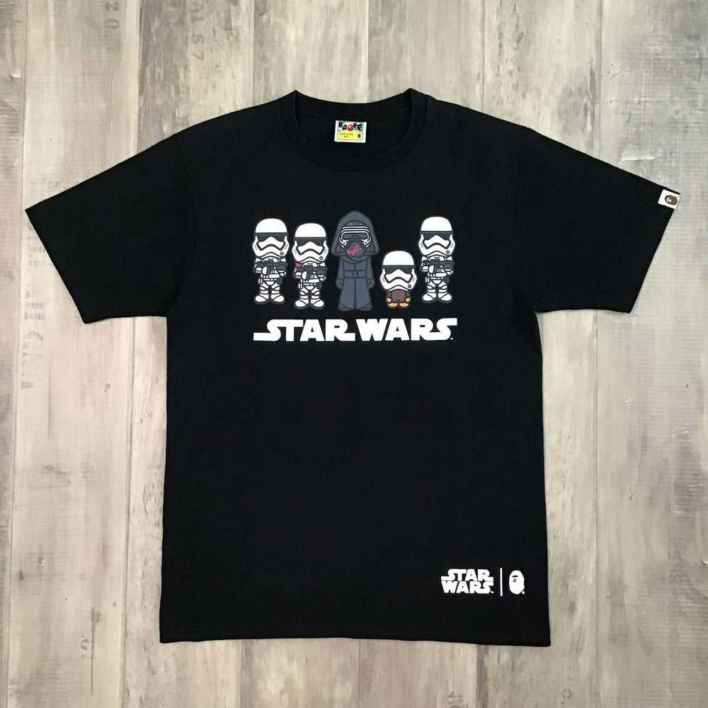 Bape × Star Wars BAPE × starwars milo T-shirt bla… - image 1