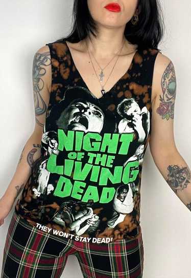 Night Living Dead Bleached Custom Horror Scary Frightening