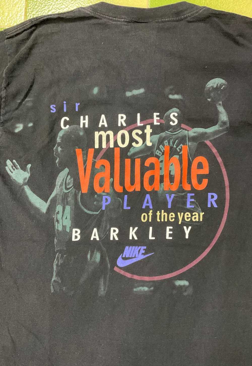 Vintage 90s Nike MVP Charles Barkley T-Shirt Fits… - image 4