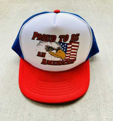 vintage american eagle hat - Gem