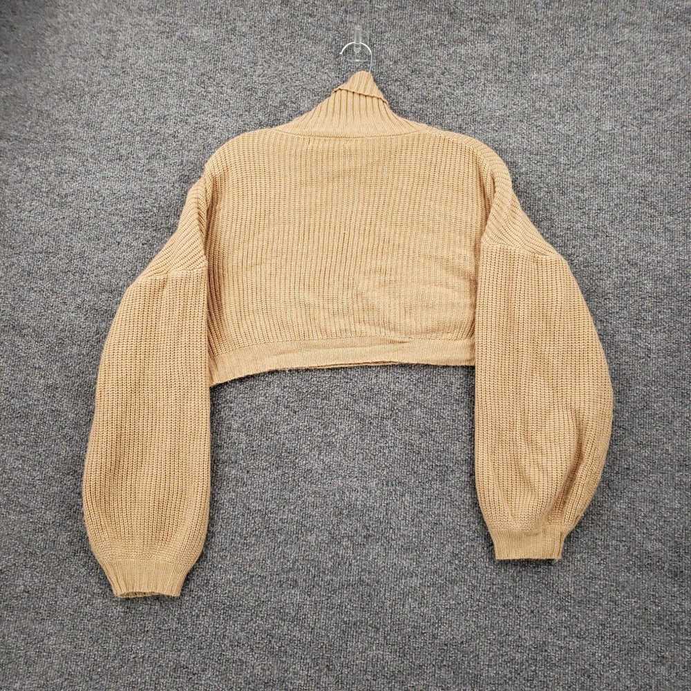 Zaful Zaful Sweater Womens 6 M Medium 6 Brown Cro… - image 2