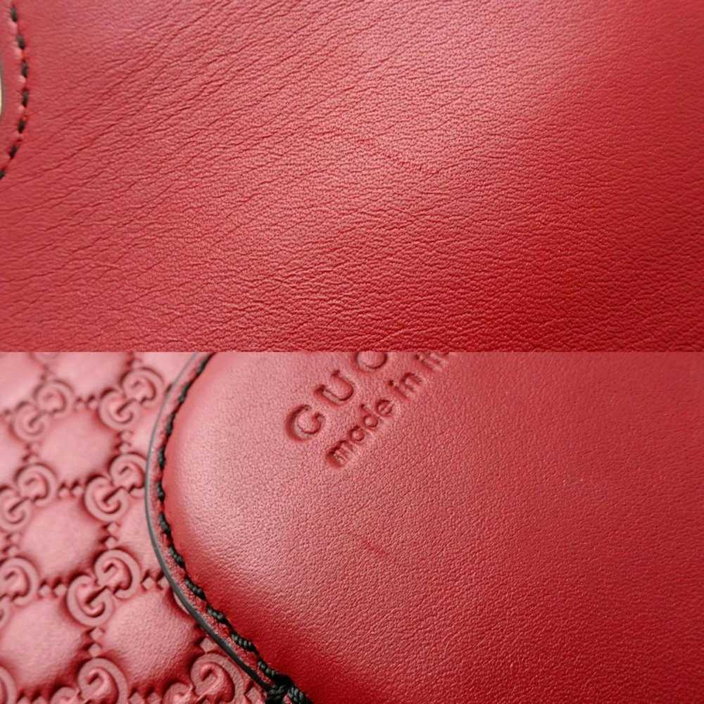 Gucci GUCCI Emily MM Shoulder Bag sima Leather Re… - image 6