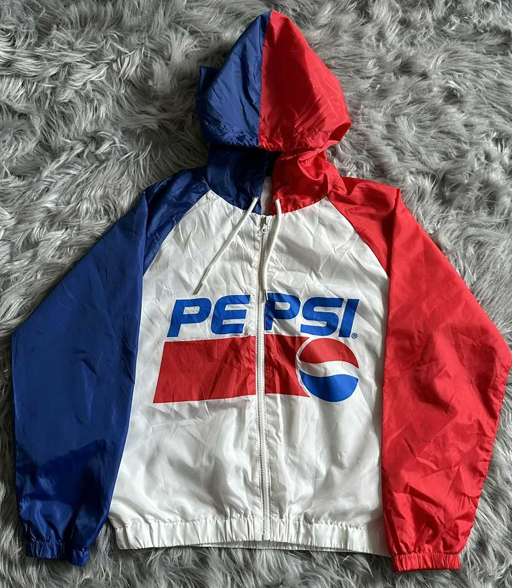 Pepsi × Rare × Streetwear PEPSI Tri-Color Windbre… - image 2