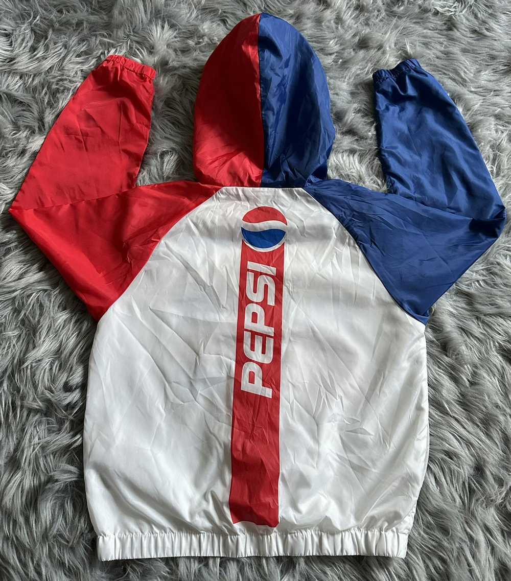 Pepsi × Rare × Streetwear PEPSI Tri-Color Windbre… - image 3