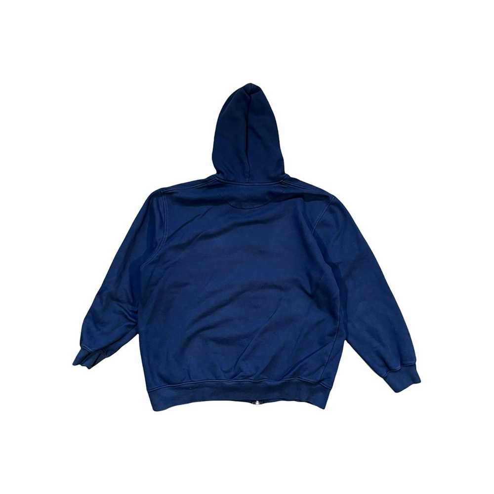 Nike × Vintage Navy blue nike full zip hoodie - image 3