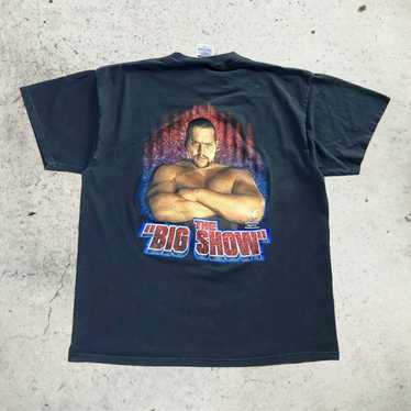 Vintage 2000 WWF THE BIG SHOW BIG NASTY BASTARD WRESTLING USA MADE T-SHIRT popular 2X