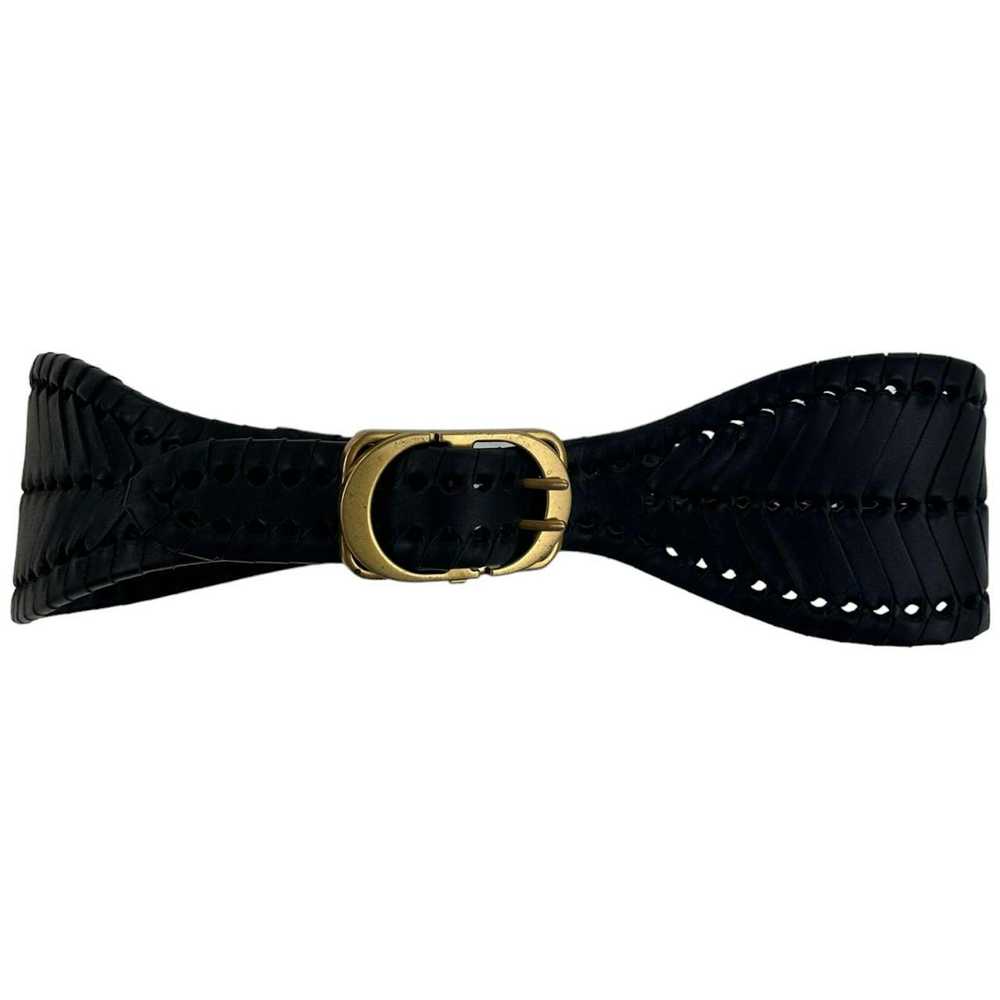 Dior Vintage Christian Dior Textured Leather Belt… - image 1