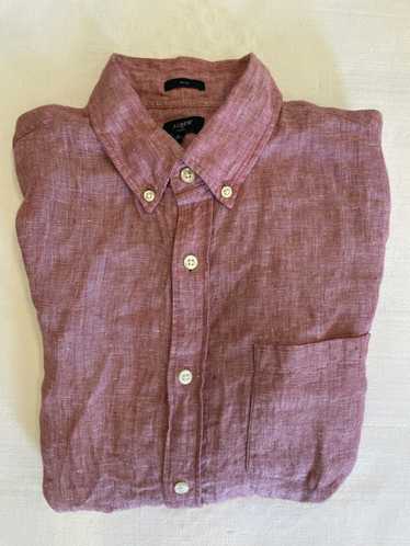 J.Crew Linen Button Down Sport Shirt