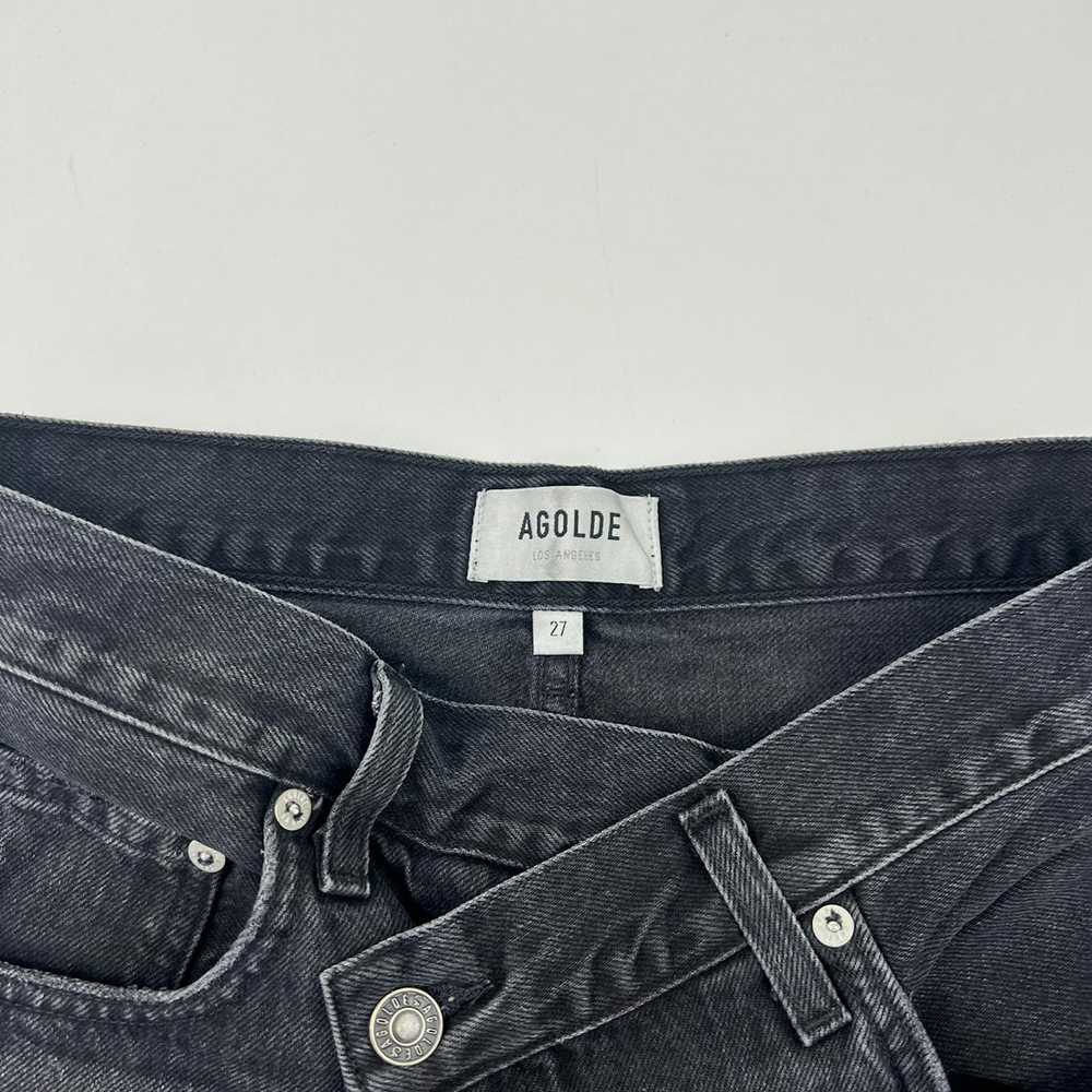 Agolde Agolde Black CrissCross Jeans - image 5