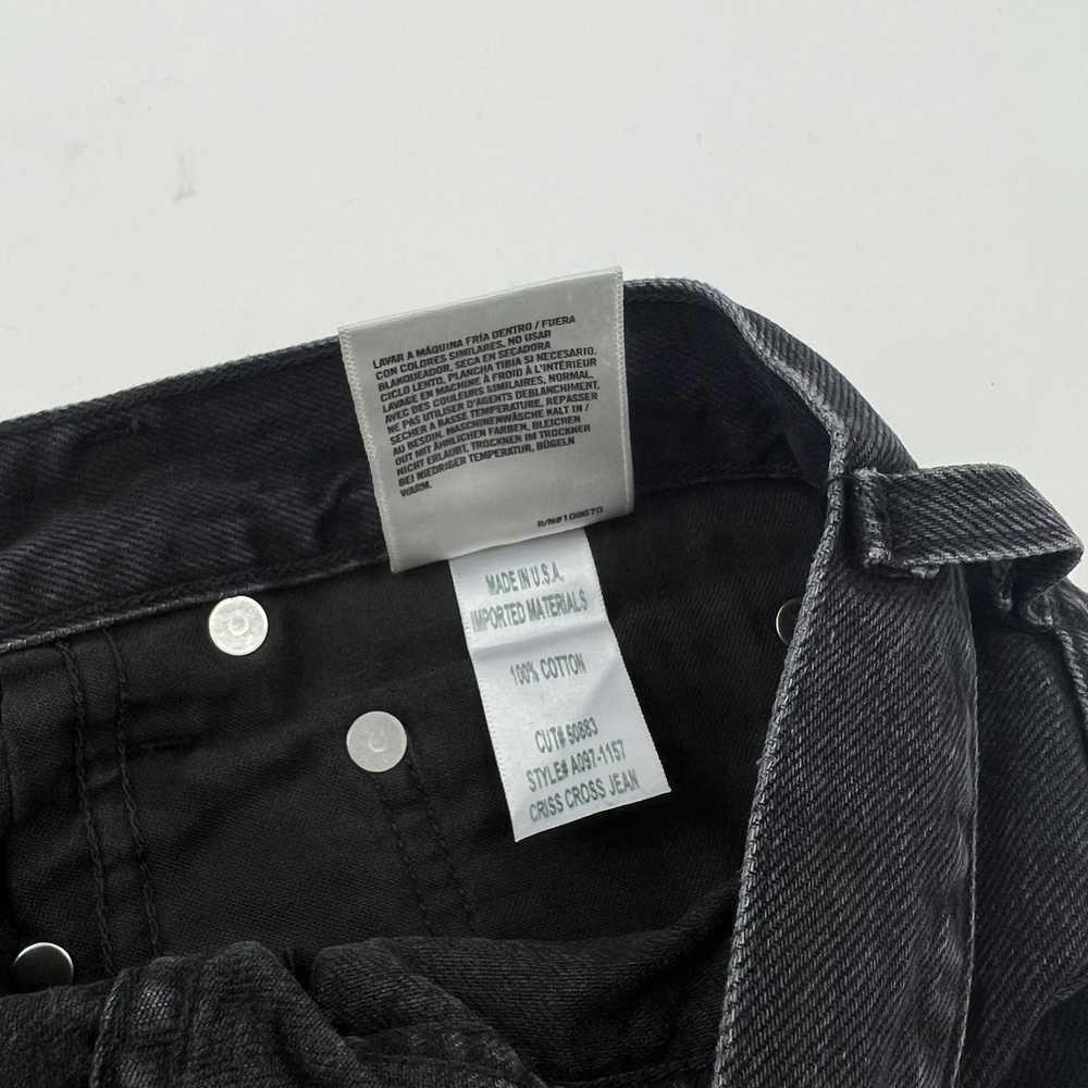 Agolde Agolde Black CrissCross Jeans - image 6