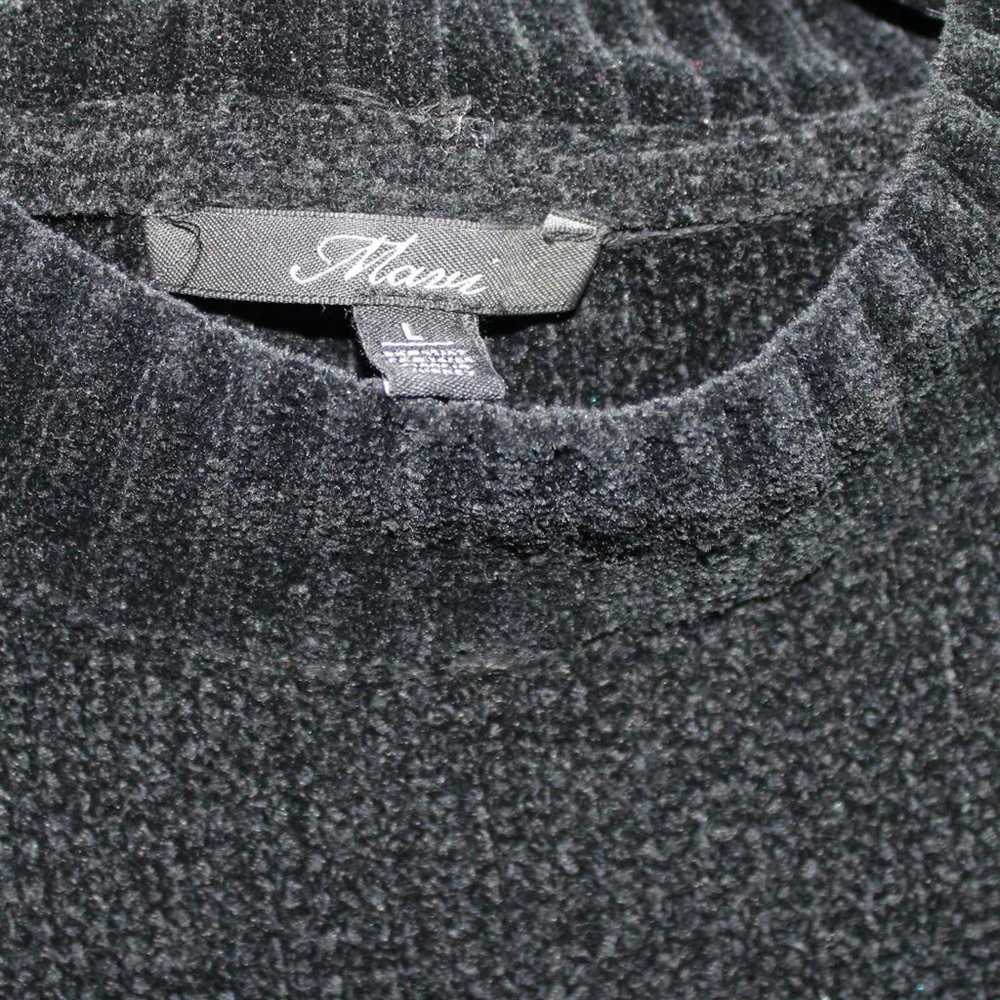 Mavi Mavi Jeans Black Velvet Mock Neck Sweater La… - image 5