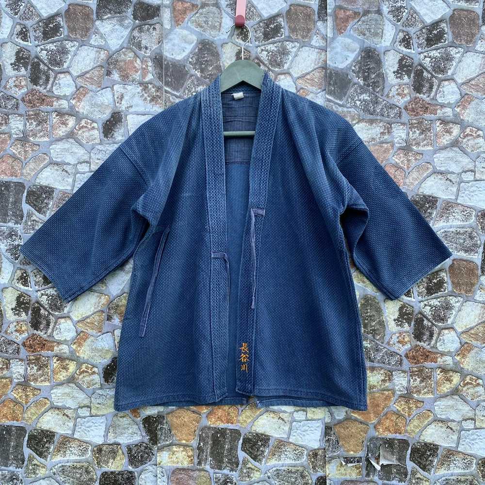 Indigo × Japanese Brand × Vintage Japanese Kimono… - image 2