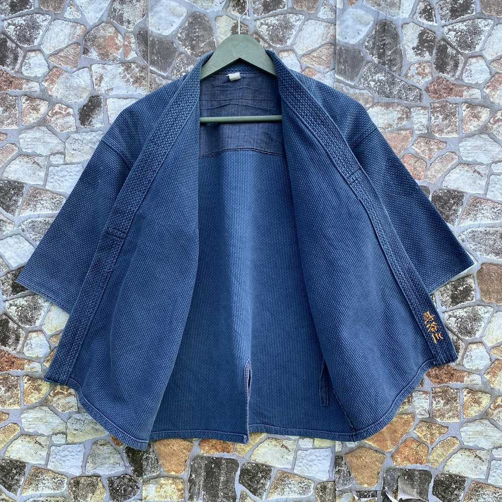 Indigo × Japanese Brand × Vintage Japanese Kimono… - image 3