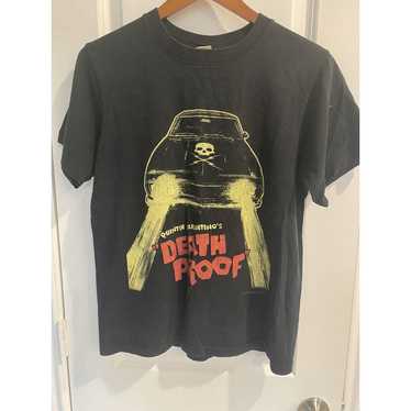 90's Quentin Tarantino Death Proof T Shirt Black … - image 1