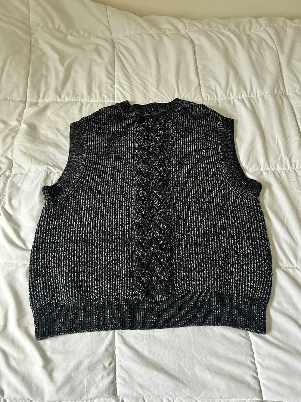 Womens Ladies Cable Knit Sleeveless Vest Knitted Jumper Tank Top Winter  Sweater