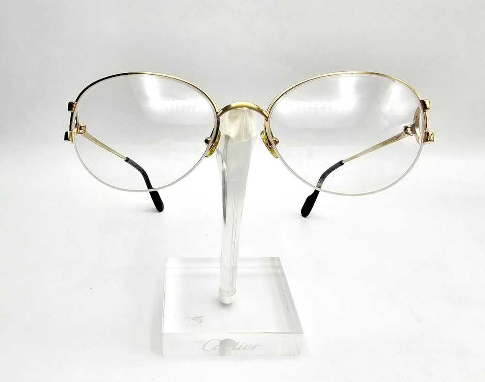 Cartier Rare Cartier C Decor Semi-Rimed Glasses C… - image 1