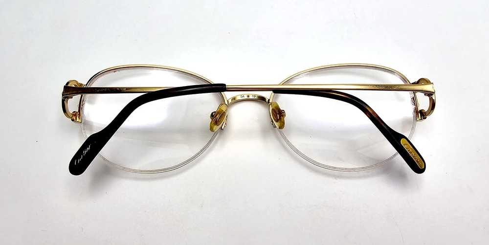 Cartier Rare Cartier C Decor Semi-Rimed Glasses C… - image 4