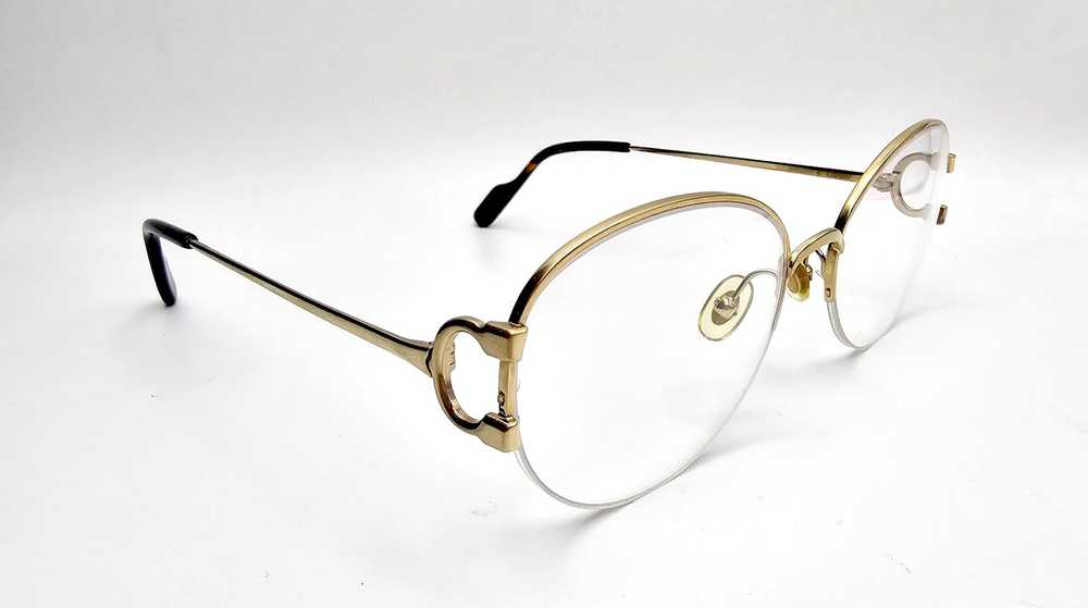 Cartier Rare Cartier C Decor Semi-Rimed Glasses C… - image 5