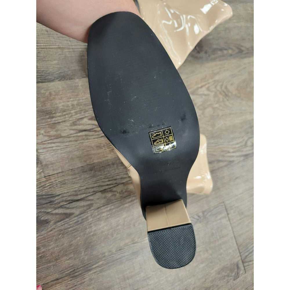 Brand RAID Silonna Platform Heel Boots Patent Fau… - image 2