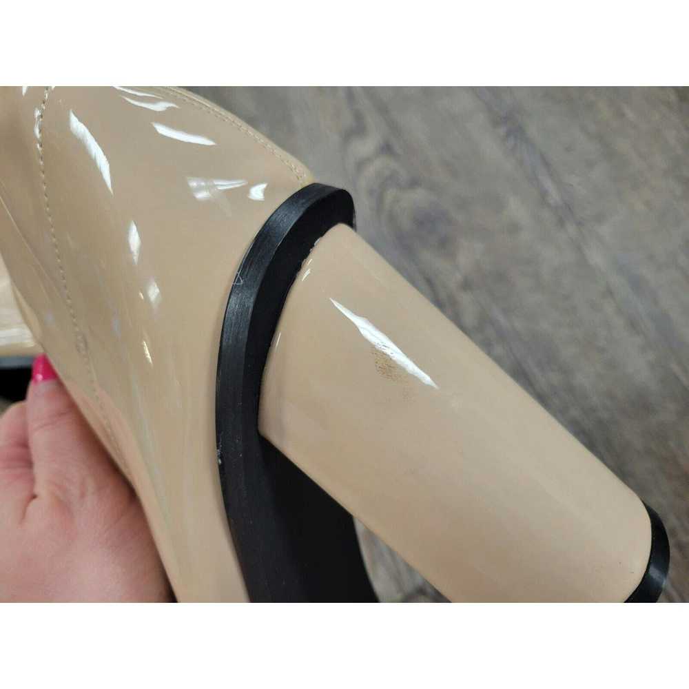 Brand RAID Silonna Platform Heel Boots Patent Fau… - image 3