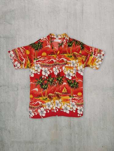 Hawaiian Shirt × Streetwear × Vintage 80S RETRO HA