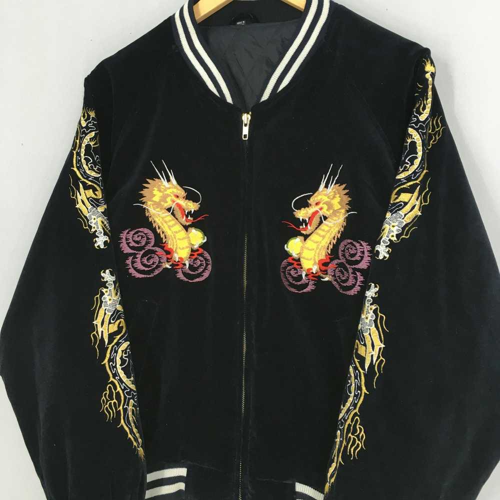 Kimono Japan Dragon × Sukajan Souvenir Jacket × V… - image 6