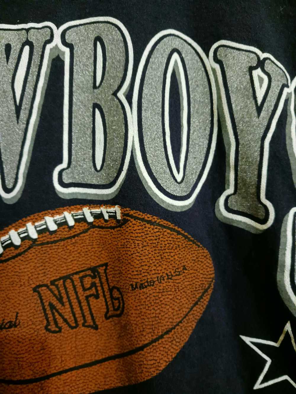 NFL × Tee Shirt × Vintage Vintage Vntg 1990s Dall… - image 2