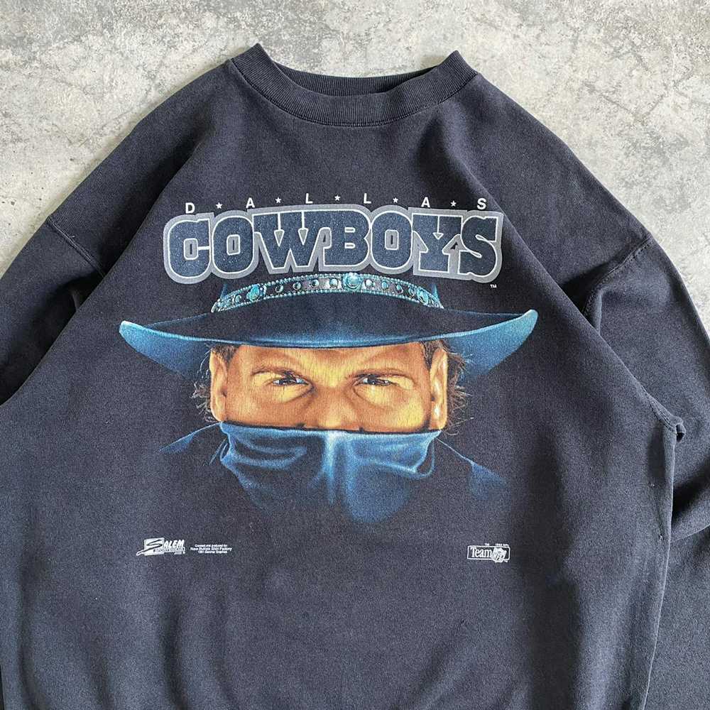 NFL × Vintage Vintage 90’s NFL Dallas Cowboys Cre… - image 3