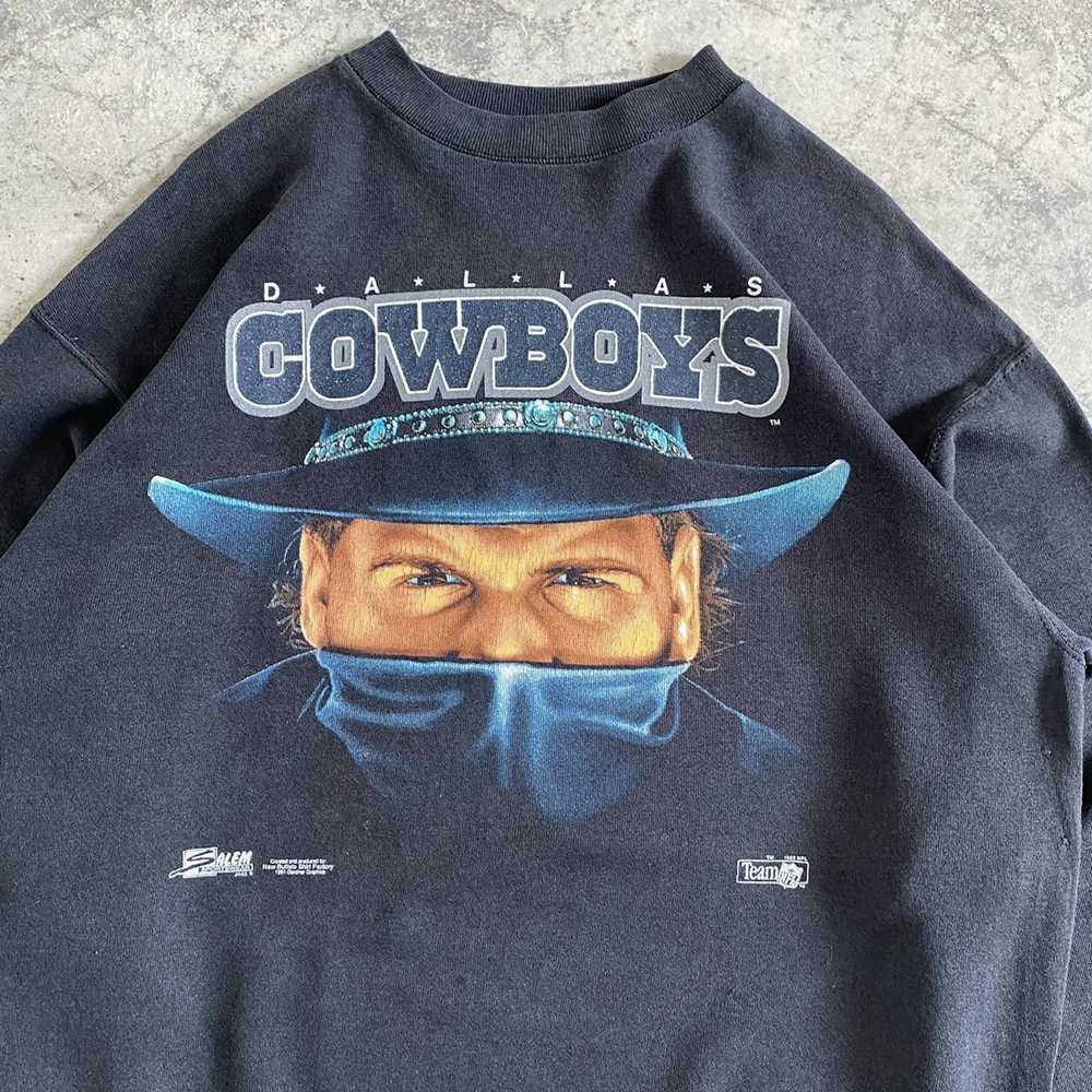 NFL × Vintage Vintage 90’s NFL Dallas Cowboys Cre… - image 4