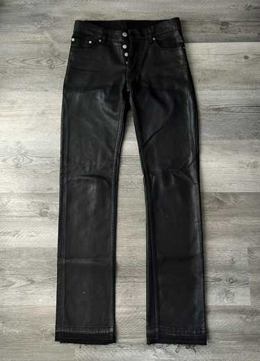 Helmut Lang SS98 coated black jeans